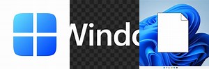 Desktop Icons White Windows 11 Logo