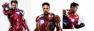 Iron Man without Helmet Tony Stark Full Body