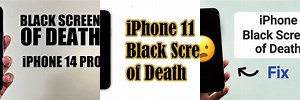 Message On iPhone Black Screen of Death