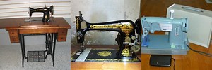 Old Time Foot Control Sewing Machine