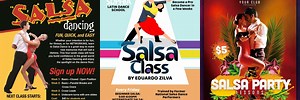 Salsa Dance Class Flyer