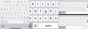 iOS 15 On Screen Keyboard Layout