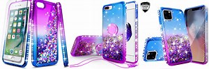 iPhone 7 Plus Cases Purple Waterfall