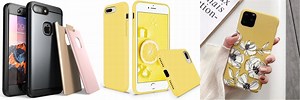 iPhone 7 Plus Slim Case Yellow