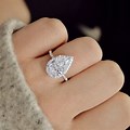 1 Carat Diamond Pear Shape Ring