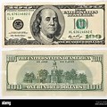 100 Dollar Bill Front and Back Drawing