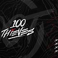100 Thieves Red N White Wallpaper