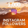 1000 Followers Instagram Award