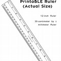 12-Inch Ruler Printable Free