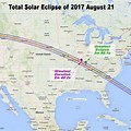 2017 Total Solar Eclipse Path