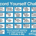 30 Days Record Yourself Challenge