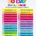 30-Day Bible Challenge with Worship Songs