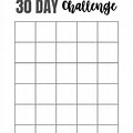 30-Day Challenge Calendar Word Template