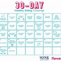 30-Day Food Challenge Calendar