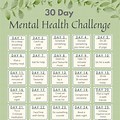 30-Day Mental Health Challenge for Depression