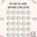 30-Day Money Challenge Pencil Box