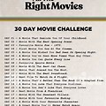30-Day Movie Challenge Template