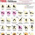 30-Day Yoga Challenge Chart