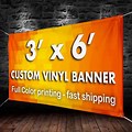 3X6 Full Color Banner