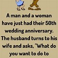 50 Wedding Anniversary Jokes