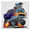 50s and 60s Hot Rod Art