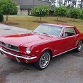 66 Mustang Candy Apple Red
