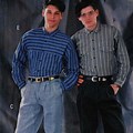 80s Fashion with Flare Pants Men