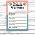 90th Birthday Party Games