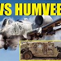 A 10 Warthog vs Humvee
