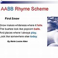 AABB Rhyme Scheme Poems of July