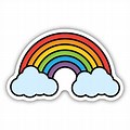 Aesthetic Stickers Rainbow Transparency Backgrounds