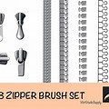 Affinity Designer Zipper Brush