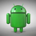 Android 3D Robot Smacks Apple Logo