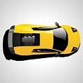 Animated Top View Lamborghini