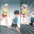Anime Boy Running From Girl Meme