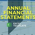Annual Financial Statement Template of a Pharmacy Store