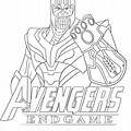 Avengers Endgame Coloring Pages