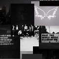 BTS Phone Wallpaper Black and White Collaged