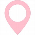 Baby Pink Map Icon