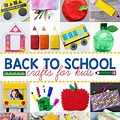 Back to School Crafts for Kids