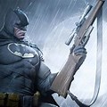 Batman with Guns Concept Art