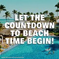Beach Vacation Countdown Meme