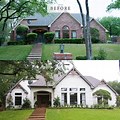 Before and After Fixer Upper Large House