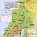 Biblical Israel Map 800 BC