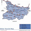 Bihar Map with Famous Places