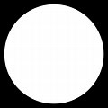 Black Screen with White Circle PNG