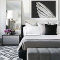 Black White and Grey Bedroom Decor