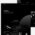Black and White Minimalist Page Design