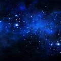 Blue Galaxy Stars Background
