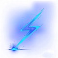 Blue Lightning Bolt Transparent Background